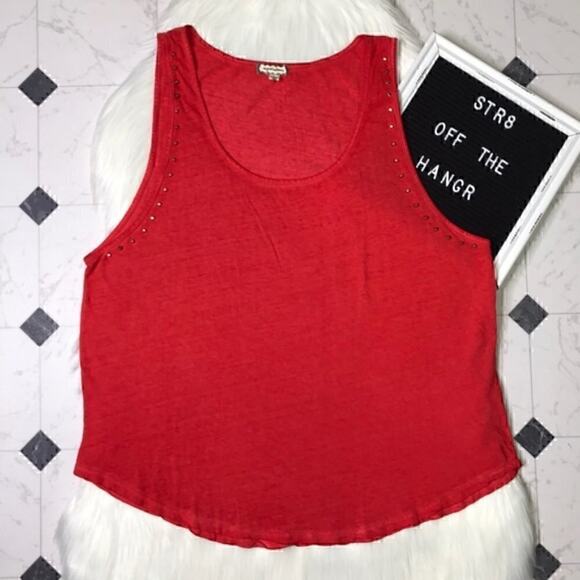 Eyeshadow tank top with gold studs size Large - Picture 1 of 4